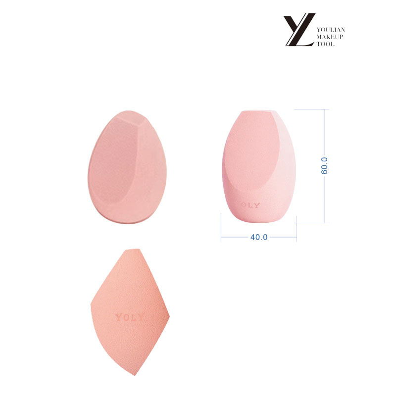 Spons makeup poligon yang tidak teratur
